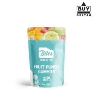 Delta 8 Bites Fruit Punch Gummies Diamond 150mg