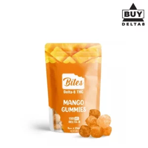 Delta 8 Bites Mango Gummies Diamond 150mg