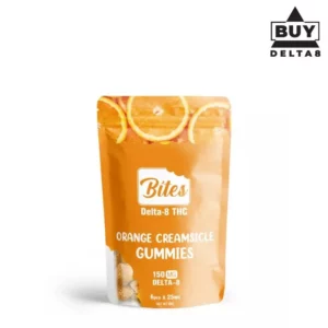 Delta 8 Bites Orange Creamsicle Gummies Diamond 150mg